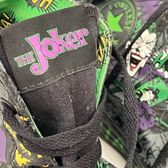 Converse Chuck Taylor All Stars Joker Batman DC Comics High Tops - Picture 11 of 13